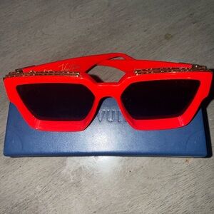 Louis Vuitton Red Millionaires Sunglasses